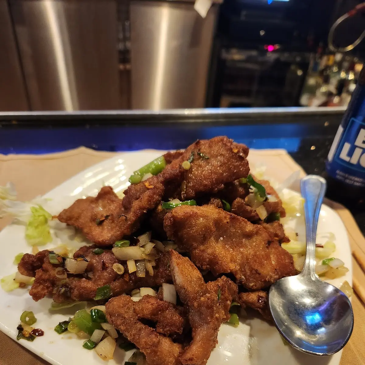 Deep-Fried Pork Chops with Spicy Pepper Salt 椒盐肉排
